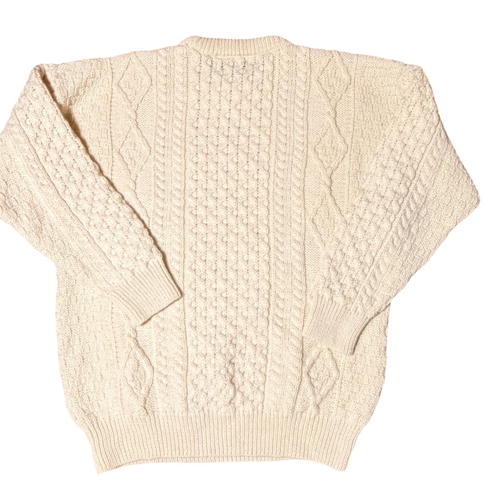 Aran Crafts Unisex preppy Cable Knit Sweater-XL-NWOT‎ - Picture 5 of 6